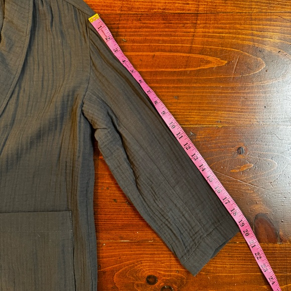 Madewell Lightspun Dorset Blazer- Color Coal. Size Medium‎ - Picture 9 of 13